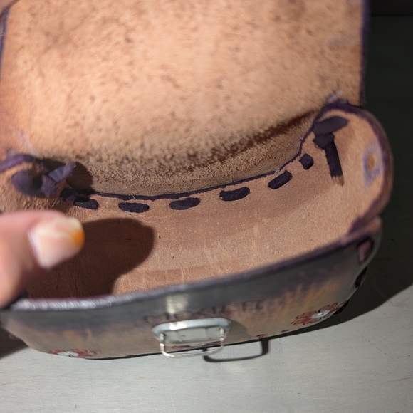 Tooled Leather Mini Purse - Picture 3 of 5